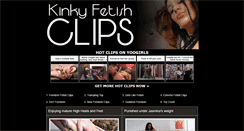 Desktop Screenshot of kinkyfetishclips.com